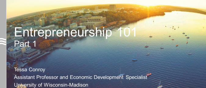 Entrepreneurship 101 (Part 1)