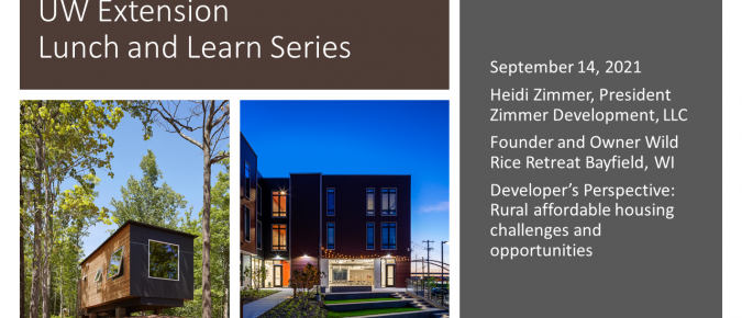 September 14, 2021, Lunch N Learn: Addressing Affordable Housing in Rural Communities, A Developer’s Perspective