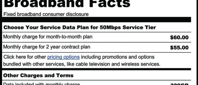 Reading Your Broadband Bill