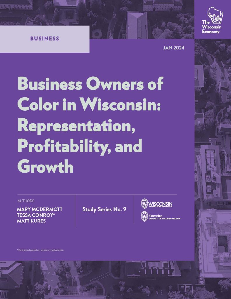 Business Owners of Color in Wisconsin: Representation, Profitability, and Growth