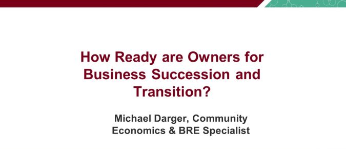 How Ready are Owners for Business Succession and Transition?