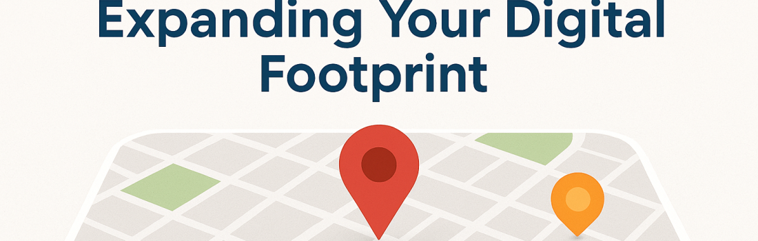 map with pins describing locations on a map