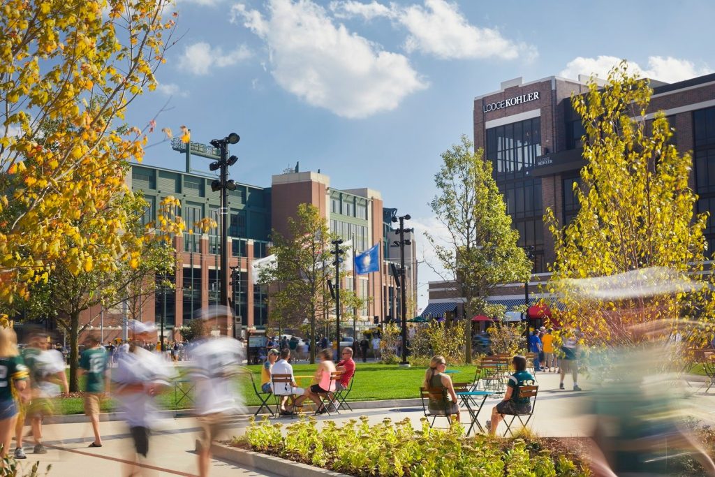 The exterior of Lodge Kohler inGreen Bay