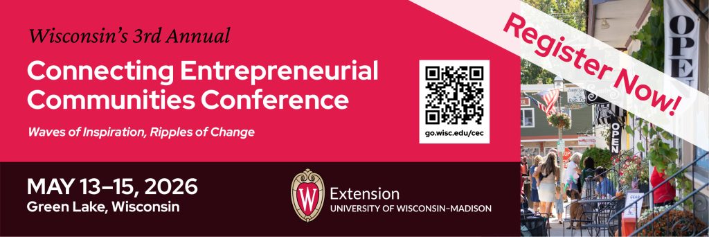 Rural Entrepreneurship in focus at the 2026 Connecting Entrepreneurial Communities Conference in Green Lake, WI