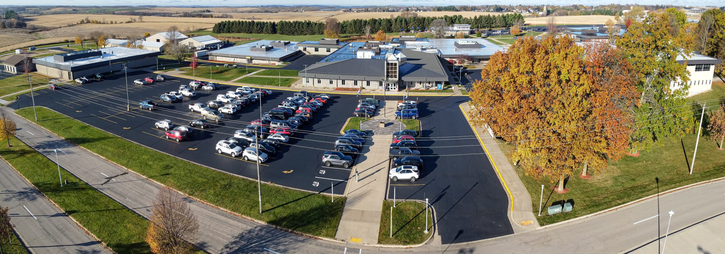 Aerial photo of Southwest Wisconsin Technical College